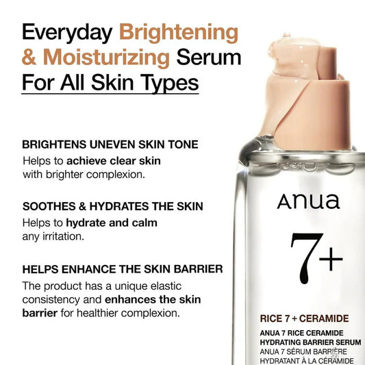 Anua Rice Ceramide Barrier Repair and Brightening Serum